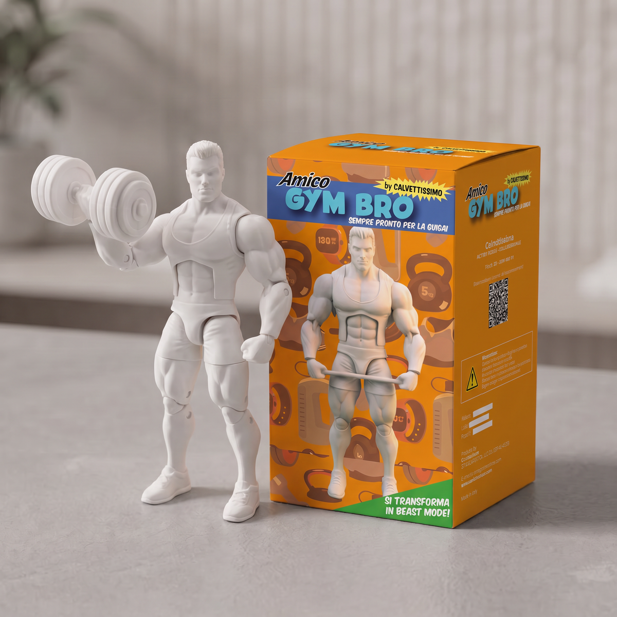 AMICO GYM BRO – Action Figure Statica (12 cm) | LIMITED EDITION