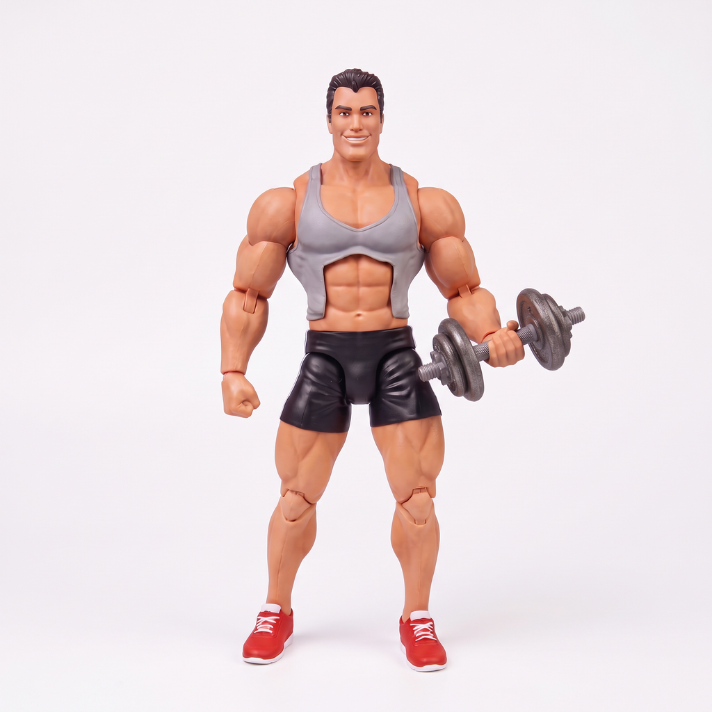 🏋️ Gym Bro by Calvettissimo – L'unico amico sempre pronto per la ghisa! | LIMITED EDITION DIPINTO A MANO